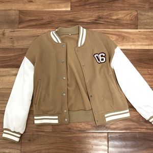 Letterman’s jacket (brown)